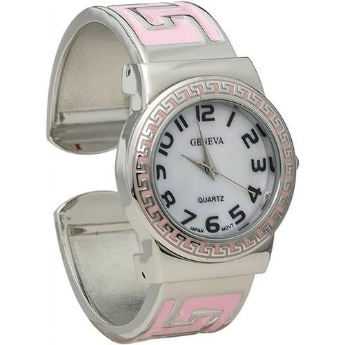 Blekon Collections Damen 32mm Gehäuse Concho Zick-Zack Design Manschette Armreif Uhr - Bild 8 von 16