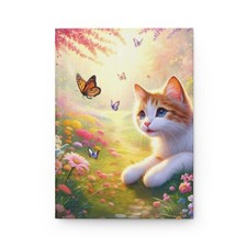 Cat Gizmos Spring - Hardcover Journal - Matte 