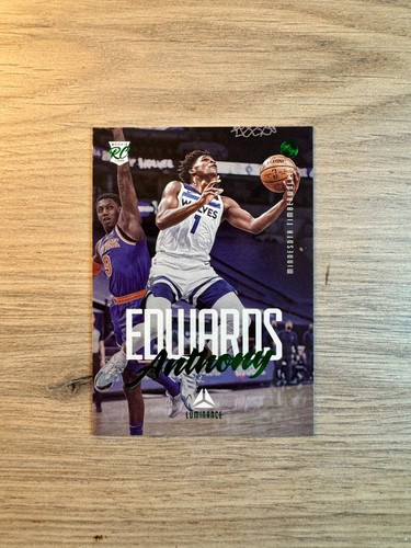 2020-21 Panini Chronicles - Luminance Anthony Edwards #143 (RC) Green