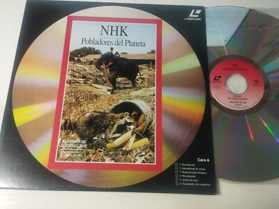 NHK Pobladores del Planeta Elefante Asiatico Mapaches Osos Marinos LASERDISC LD
