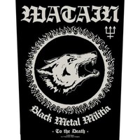 Offiziell Lizenziert - Watain - Black Metal Militia RüCkenpatch Black Metal