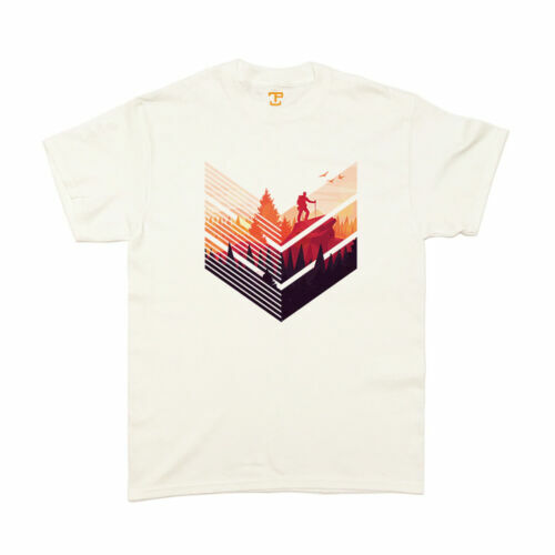 Geometrischer Wald - T-Shirt (SB) - Natur - Bäume - wunderschön - Formen - - Bild 3 von 5