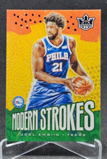 19-20 Panini Court Kings Joel Embiid Modern Strokes Purple /99 #23 Philadelphia
