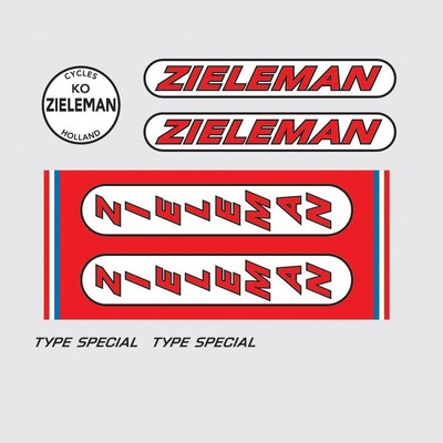 Zieleman Typ Spezial Fahrrad Aufkleber, Transfers, Sticker - n.1