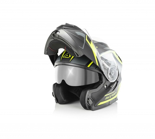 Casco Moto Modulare Integrale Apribile Doppia Visiera ACERBIS SEREL Colori  Vari | eBay