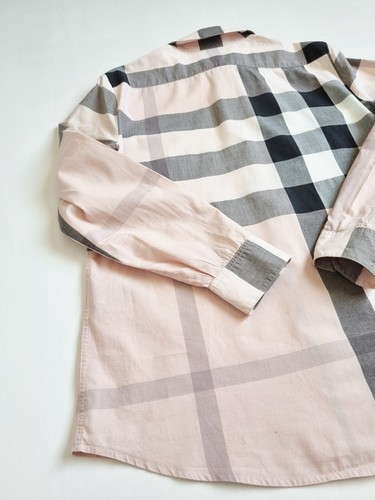 Burberry Women's Pink Nova Check Print Cotton Shirt - Picture 10 of 13