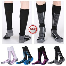Mens Womens Ski Socks Hiking Long Warm Walking Outdoor Sports Stockings Winter