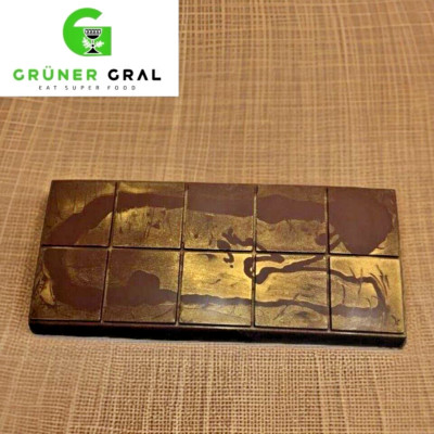 Grüner Gral GOLD SOUK XXL (350g knusprige Schokolade nach Dubai-Art)