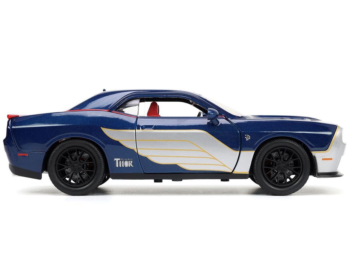ミニカー 1:24 BTM 2015 DODGE CHALLENGER SRT Jada 1:24 2015 Dodge Challenger SRT Hellcat Silver W/ Black