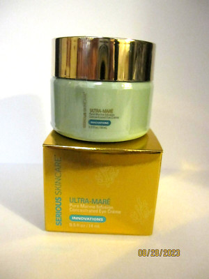 SERIOUS SKIN CARE ULTRA MARE PURE MARINE INFUSION EYE CREAM (.5oz/NIB/Sealed)