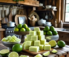 1/2 Lb. Hand Made Creamy Delicious Old Fashioned Fudge Limited Flavor KEY LIME