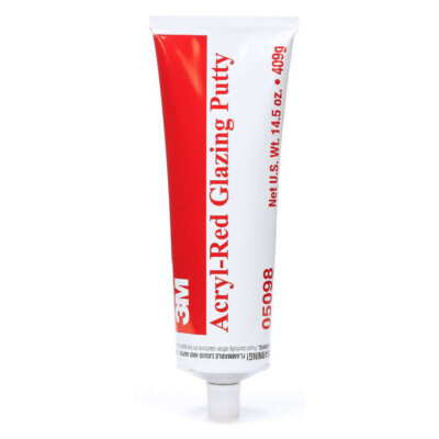 14.5 oz 3M Acryl-Red Auto Body Glazinig Putty Filler 05098 - Car Scratch Repair