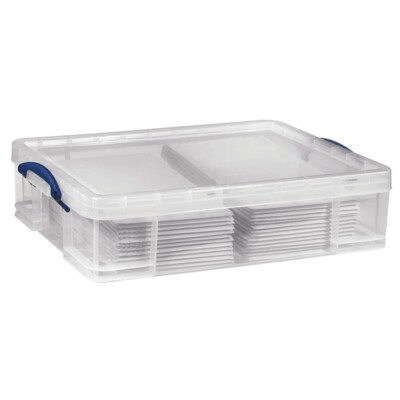 Really Useful Box 33CCB Aufbewahrungsbox 33,0 l transparent 71,0 x 44,0 x 16,5 c