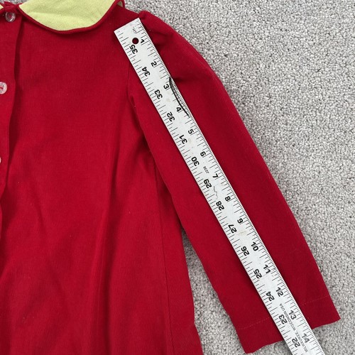 Toddler Christmas Outfit Pants Shirt 4T Embroidered Gifts Boutique Red Corduroy - Picture 15 of 24