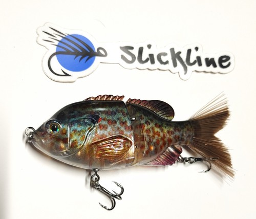 SLICKLINE 120 Jointed Sinking Sunfish Glide Bait Fishing Lure Bass Pike 11 Color - Picture 27 of 60