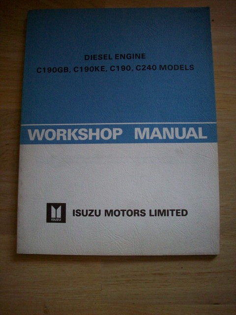 Isuzu c240 manual