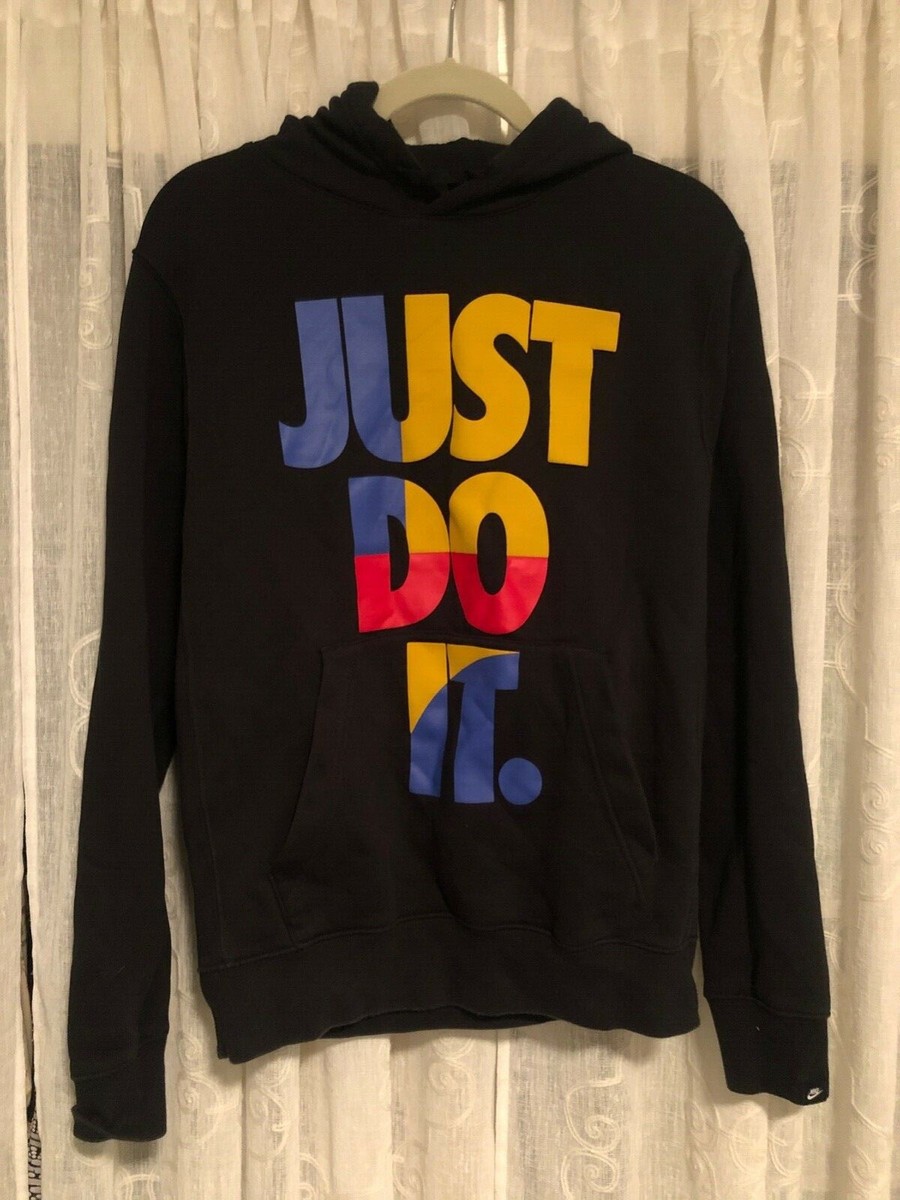 トップス NIKE vintage docking Foodie NIKE SPORTSWEAR JUST DO IT MEN'S SMALL HOODIE - BLACK CU4271