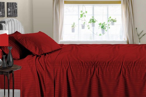 Luxurious Flat Sheet+2 Pillow Case 1000TC Egyptian Cotton Queen Multi Colors - Picture 115 of 170