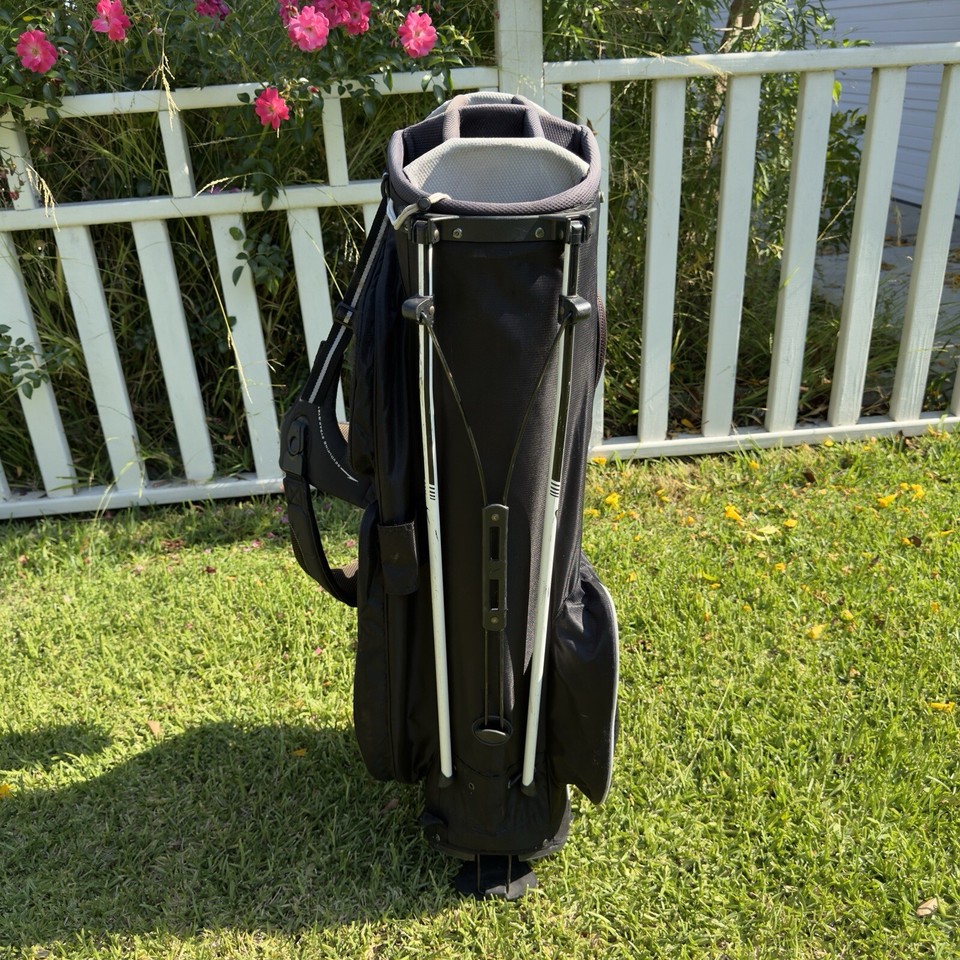 Nike Xtreme Sport IV Golf Bag Stand with Adjustable Carrying Strap 8Way Black eBay