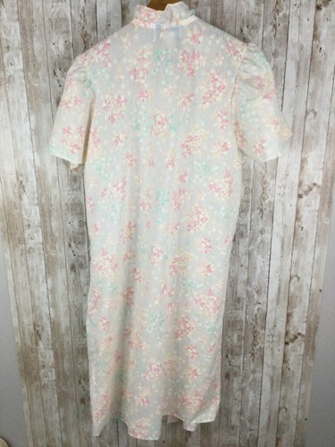 Vintage Night Time Creations Kleid Morgenmantel Damen Größe L/XL Made in USA 46" Brustumfang Gramm - Bild 7 von 8