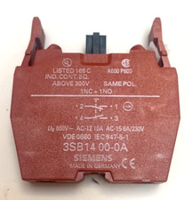 Siemens 3SB1400-0A Contact Block