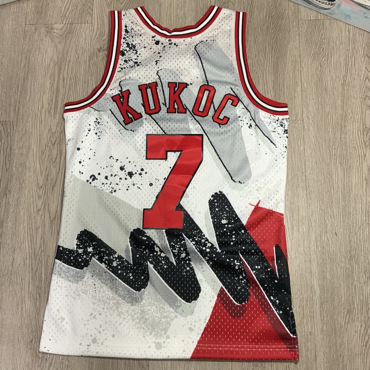 Mitchell & Ness White Chicago Bulls 97 Toni Kukoc Hyper