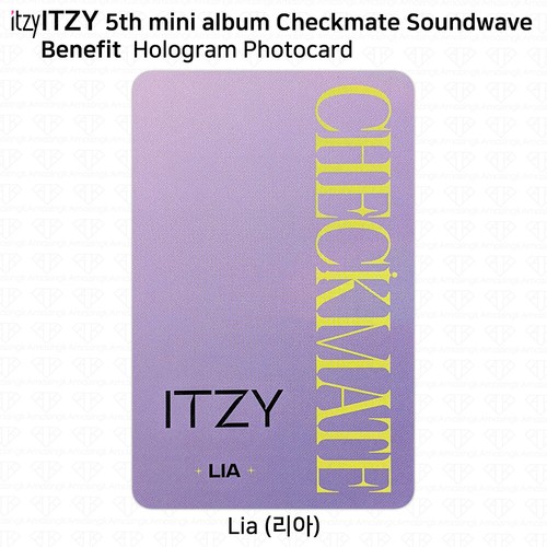 ITZY 5th Mini Album Checkmate Photocard Soundwave JYP Shop Music Plant Benefits - Picture 20 of 52