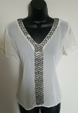 Aina Be Sheer Beaded Top Size Small Great Condition