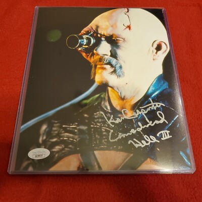 Hellraiser 3 Hell On Earth Camerahead Ken Carpenter signed 8x10 Photo JSA COA B