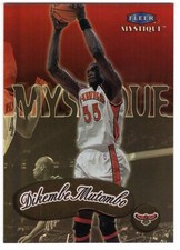 1999-00 FLEER MYSTIQUE GOLD DIKEMBE MUTOMBO CARD #6 **NM-MT** ATLANTA HAWKS