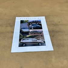 1991 PLYMOUTH SALES BROCHURE CATALOG PAMPHLET