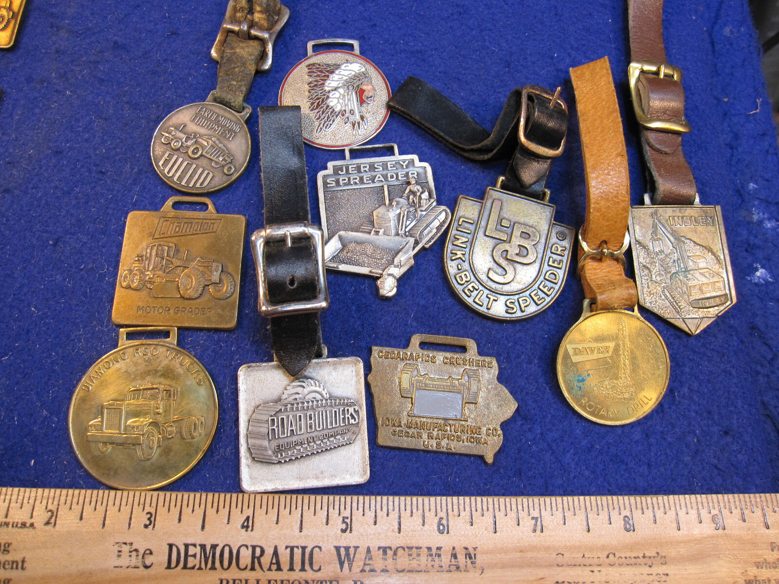 lot of 10 vintage pocket watch fobs eBay