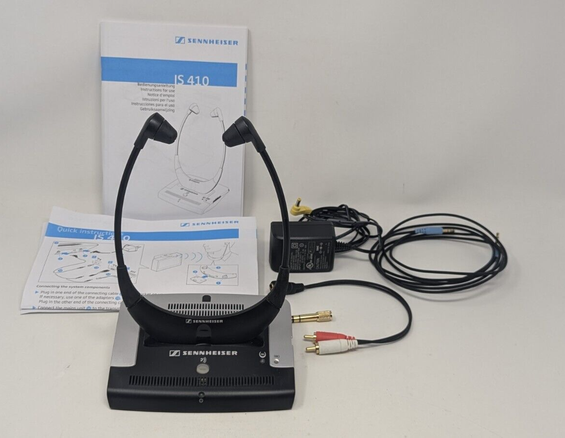 Sennheiser TI410 Infrared Stereo RI410   TV Listening System