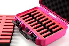 Pink ArmourCase includes Nanuk 909 knife Collectors case Red Top Foam nameplate