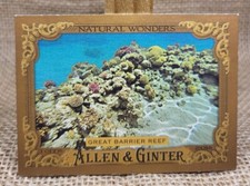 2016 Allen Ginter Natural Wonders Great Barrier Reef Baseball Card NW-2 A8