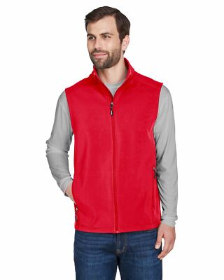 Core 365 Mens Cruise Two-Layer Fleece Bonded Soft Shell Vest CE701