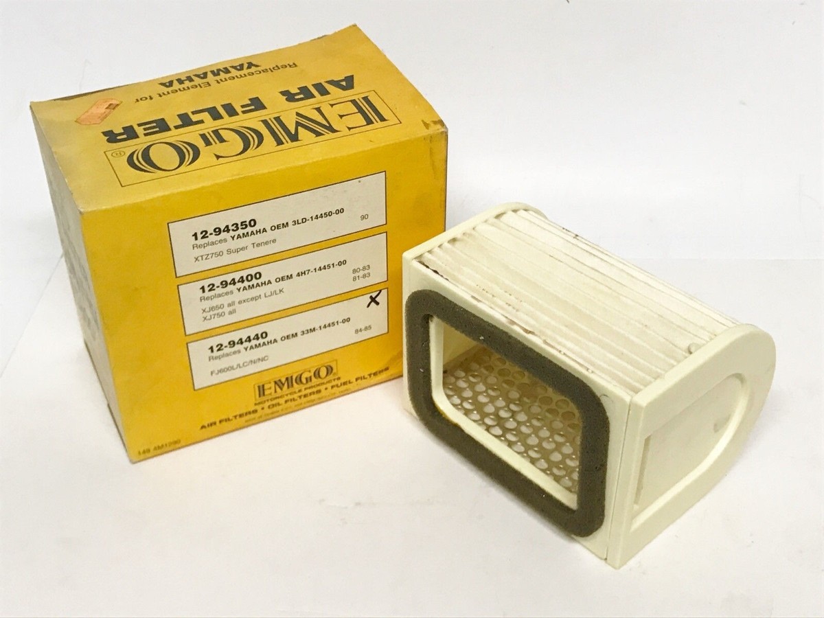 NOS EMGO 12-94440 AIR CLEANER FILTER ELEMENT 1984 1985 FJ600