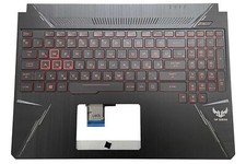 For Asus TUF FX505D FX505DY Hungarian Keyboard Red Backlit Magyar Palmrest