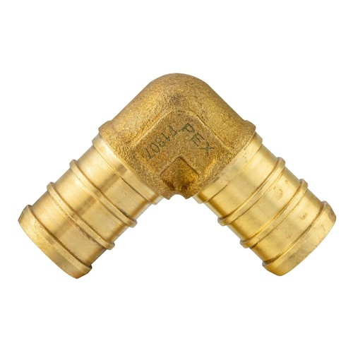 EFIELD 130PCS 1/2" PEX Barb Crimp Brass Fitting Tee Elbow Coupler &Cinch Clamp - Picture 7 of 10