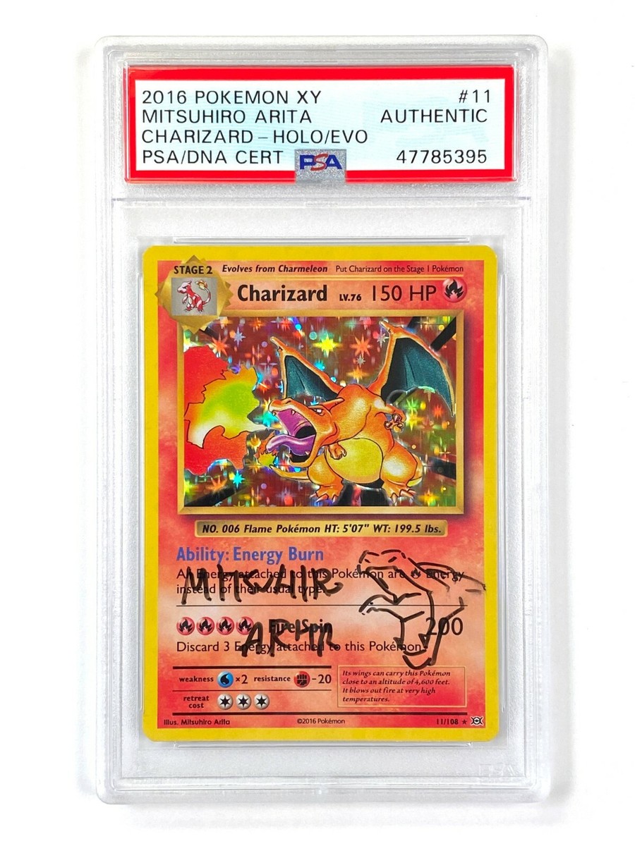 Charizard - Mitsuhiro Arita Autographed Signed XY Evolutions