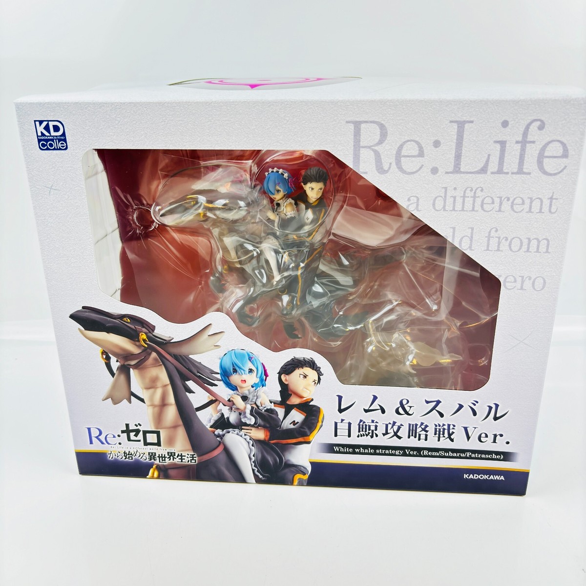 Kadokawa KDcolle Re:Zero Rem & Subaru Attack on the White Whale