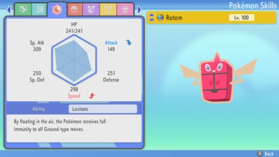 Rotom Wash Ultra Shiny Battle Ready Pokemon Spada - Scudo