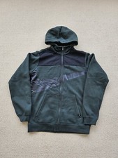 Nike NSW Hybrid Fleece Green Black Hoodie Jacket Men  s Size Medium 861712-332
