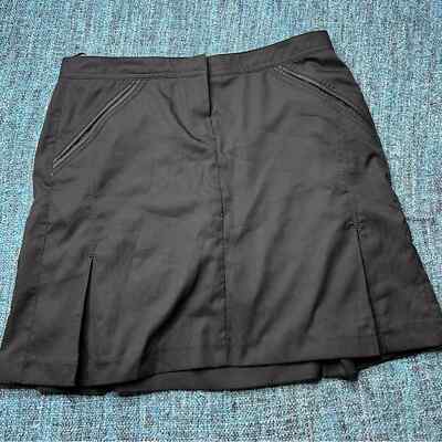 Jupe-Short IZOD Femme Taille 12 - Coupe Athlétique Avec Poches (Noire/Bleu) - Activewear