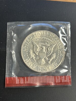 1970 D Kennedy Half Dollar Uncirculated in Original Mint Cello