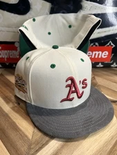 New Era LidHd Sneakerhead Pack Jordan 4 SB Oakland Athletics Suede Brim 7 3/8