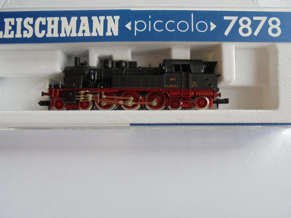 Fleischmann N, 7878, BR 78, So.-Se., Saarbahn, Nr. 78 317, schwarz/rot, neu/OVP 