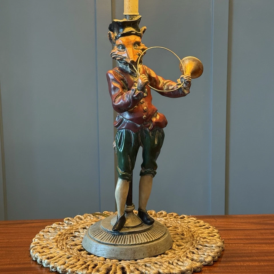 复古 Fox Huntsman 灯带灯罩 Ralph Lauren 人类学美学 31 英寸小屋 — 第 2/4 张图片