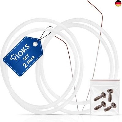 VIOKS Set 2 Stk Reparatursatz Pumpentopf Dichtung 12005744 - Ø 182mm für S