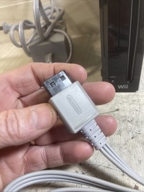 Nintendo Wii Black RVL-101 Console (Family Edition) Tested!  working  + wiimote